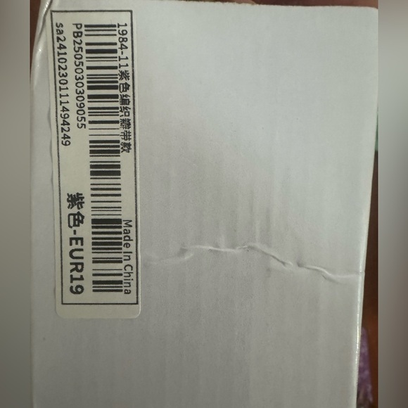 Purple Kids Shoes with Bow Detail - Picture 12 of 12